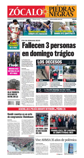 Cover of Zocalo Piedras Negras