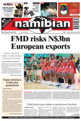 Cover of The Namibian