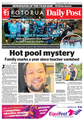 Cover of Rotorua Daily Post