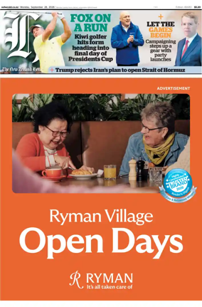 Cover of The New Zealand Herald