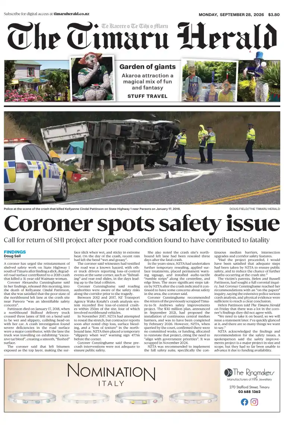 Cover of The Timaru Herald