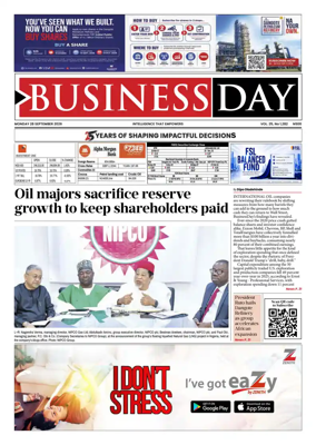 Cover of Business Day (Nigeria)