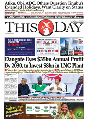 Cover of THISDAY