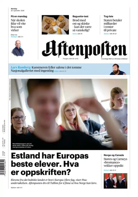 Cover of Aftenposten