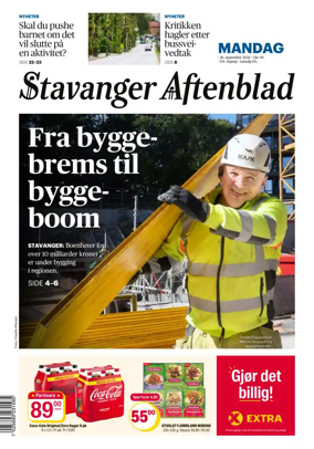 Cover of Stavanger Aftenblad
