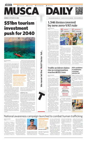 Cover of Muscat Daily