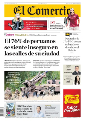 Cover of Diario El Comercio