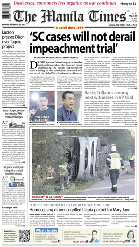 Cover of The Manila Times