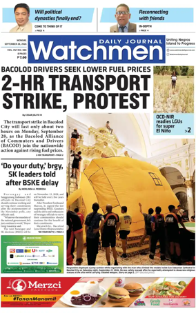 Cover of Watchmen Daily Journal