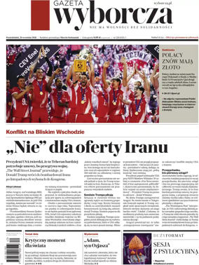 Cover of Gazeta Wyborcza Stoleczna