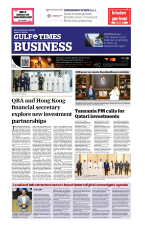 Cover of Gulf Times Business