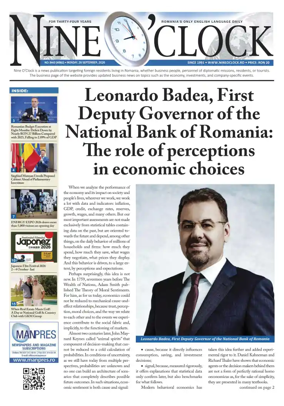 Cover of Nine o clock (Romania) Daily