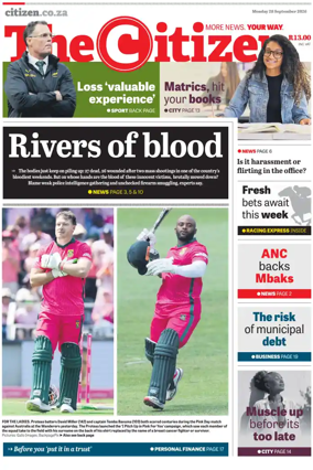 Cover of The Citizen (Gauteng)