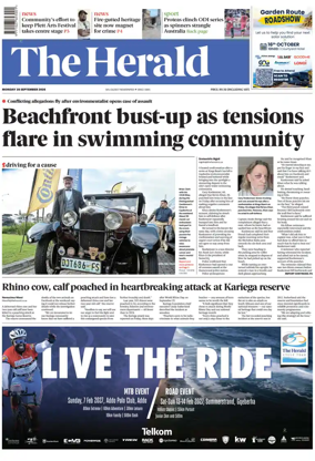 Cover of The Herald (South Africa)