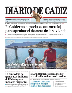 Cover of Diario de Cadiz