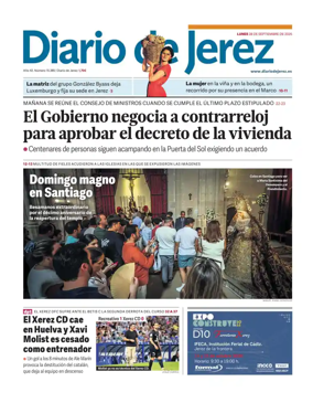 Cover of Diario de Jerez
