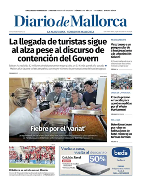Cover of Diario de Mallorca