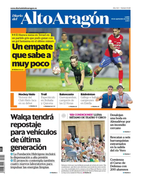 Cover of Diario del Alto Aragon
