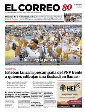 Cover of EL Correo (Alava)
