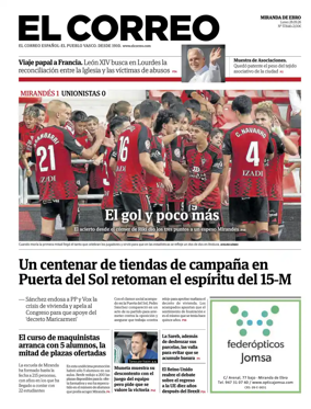 Cover of El Correo (Miranda de Ebro)