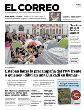 Cover of El Correo (Vizcaya)