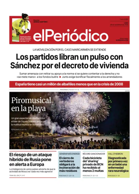 Cover of El Periodico - Castellano