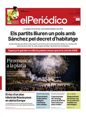 Cover of El Periodico - Catala