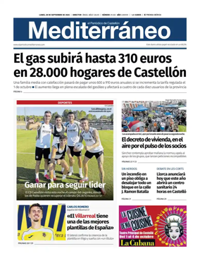 Cover of El Periodico Mediterraneo
