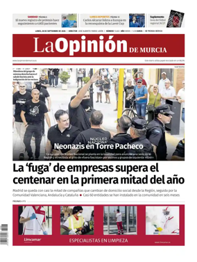 Cover of La Opinion de Murcia