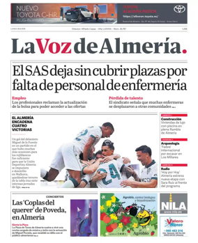 Cover of La Voz de Almeria
