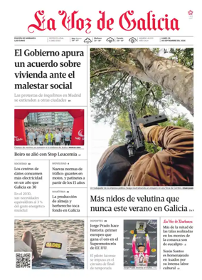 Cover of La Voz de Galicia (Barbanza)