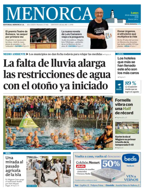 Cover of Menorca Diario Insular