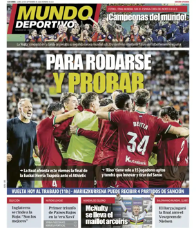 Cover of Mundo Deportivo (Gipuzkoa)