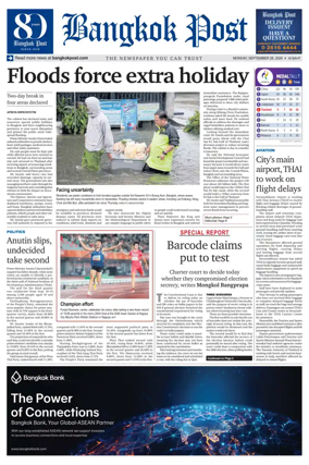 Cover of Bangkok Post