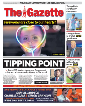 Cover of Blackpool Gazette
