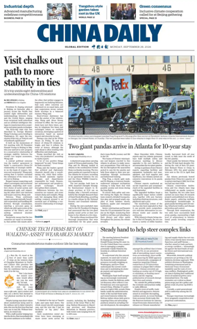 Cover of China Daily Global Edition (Europe)