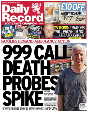 Cover of Daily Record
