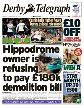 Cover of Derby Telegraph