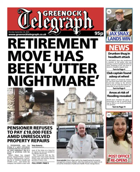 Cover of Greenock Telegraph