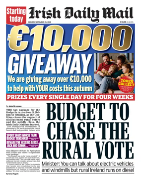 Cover of Irish Daily Mail
