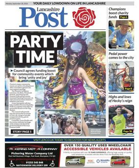 Cover of Lancashire Evening Post