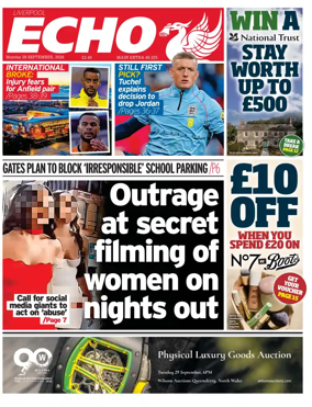 Cover of Liverpool Echo