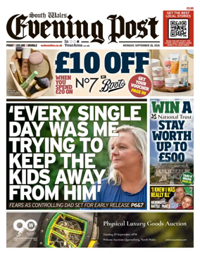 Cover of South Wales Evening Post