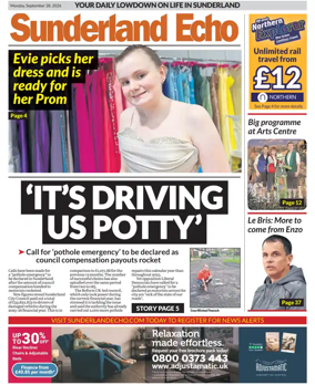 Cover of Sunderland Echo