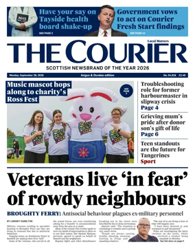 Cover of The Courier & Advertiser (Angus and Dundee)
