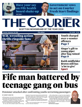 Cover of The Courier & Advertiser (Fife Edition)