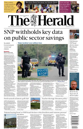 Cover of The Herald (Scotland)