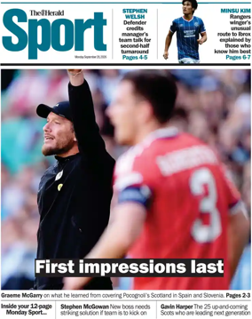 Cover of Herald Sport
