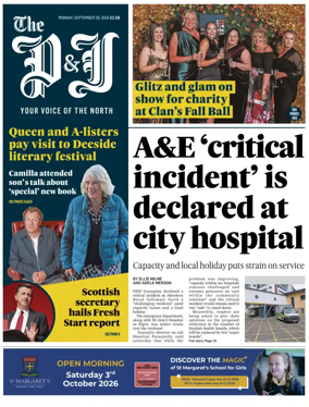 Cover of The Press and Journal (Aberdeen and Aberdeenshire)
