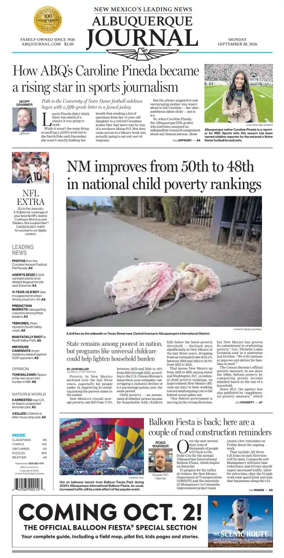 Cover of Albuquerque Journal